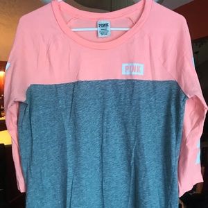 Pink long sleeve shirts